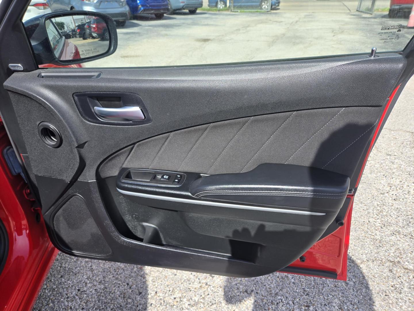 2023 Red /Black Dodge Charger SXT (2C3CDXBG1PH) with an 3.6L V6 DOHC 24V engine, 8A transmission, located at 1842 Wirt Road, Houston, TX, 77055, (713) 973-3903, 29.805330, -95.484787 - Photo#13