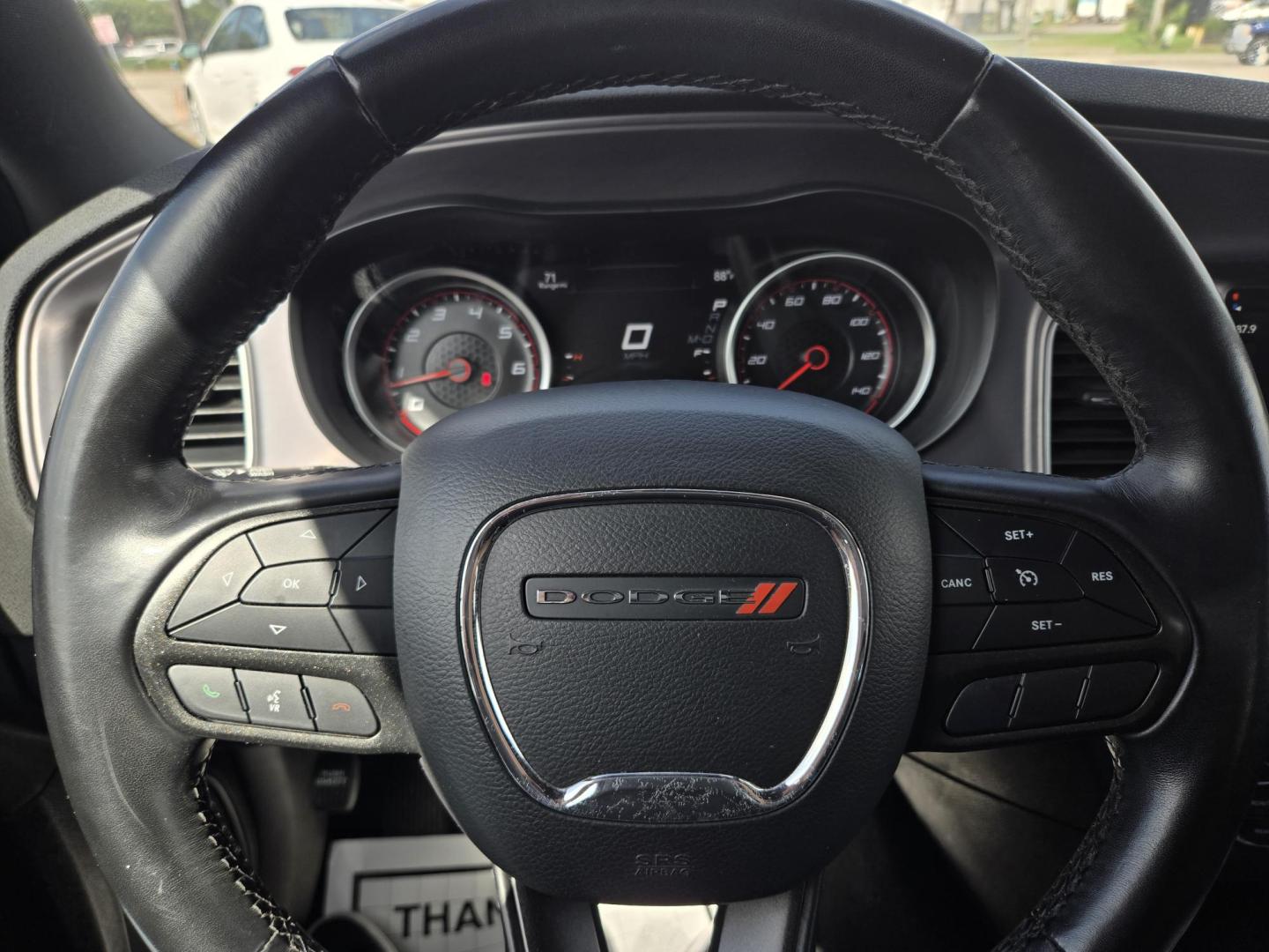 2023 Red /Black Dodge Charger SXT (2C3CDXBG1PH) with an 3.6L V6 DOHC 24V engine, 8A transmission, located at 1842 Wirt Road, Houston, TX, 77055, (713) 973-3903, 29.805330, -95.484787 - Photo#18