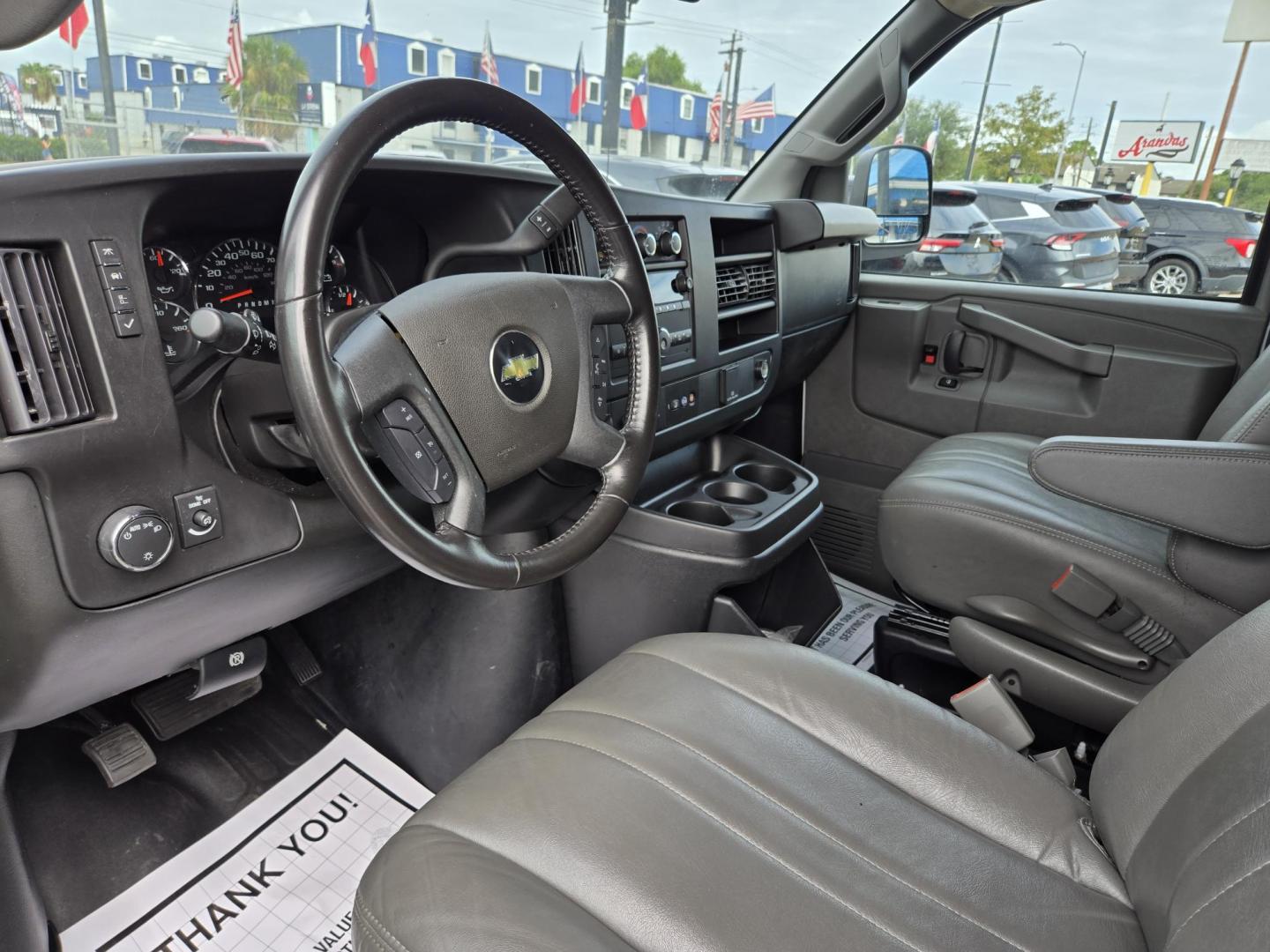2023 White Chevrolet Express 2500 Cargo Extended (1GCWGBFP7P1) with an 4.3L V6 engine, 6A transmission, located at 1842 Wirt Road, Houston, TX, 77055, (713) 973-3903, 29.805330, -95.484787 - Photo#8