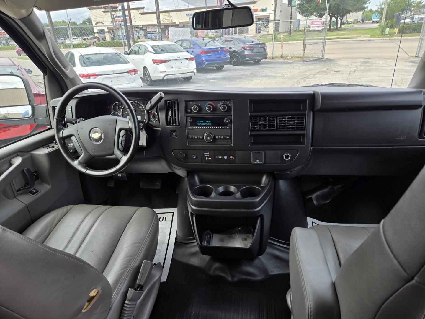 2023 White Chevrolet Express 2500 Cargo Extended (1GCWGBFP7P1) with an 4.3L V6 engine, 6A transmission, located at 1842 Wirt Road, Houston, TX, 77055, (713) 973-3903, 29.805330, -95.484787 - Photo#14