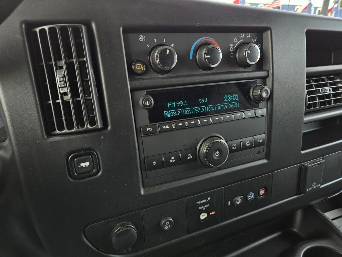 2023 White Chevrolet Express 2500 Cargo Extended (1GCWGBFP7P1) with an 4.3L V6 engine, 6A transmission, located at 1842 Wirt Road, Houston, TX, 77055, (713) 973-3903, 29.805330, -95.484787 - Photo#17