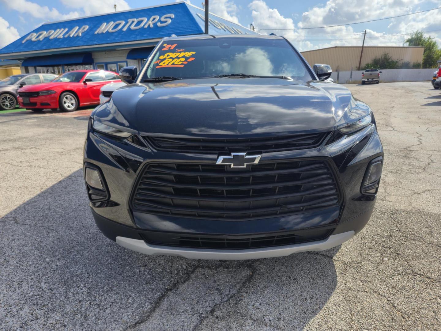 2021 Black /Black Chevrolet Blazer 2LT (3GNKBCR4XMS) with an 2.0L L4 DOHC 16 TURBO engine, 9A transmission, located at 1842 Wirt Road, Houston, TX, 77055, (713) 973-3903, 29.805330, -95.484787 - Photo#7