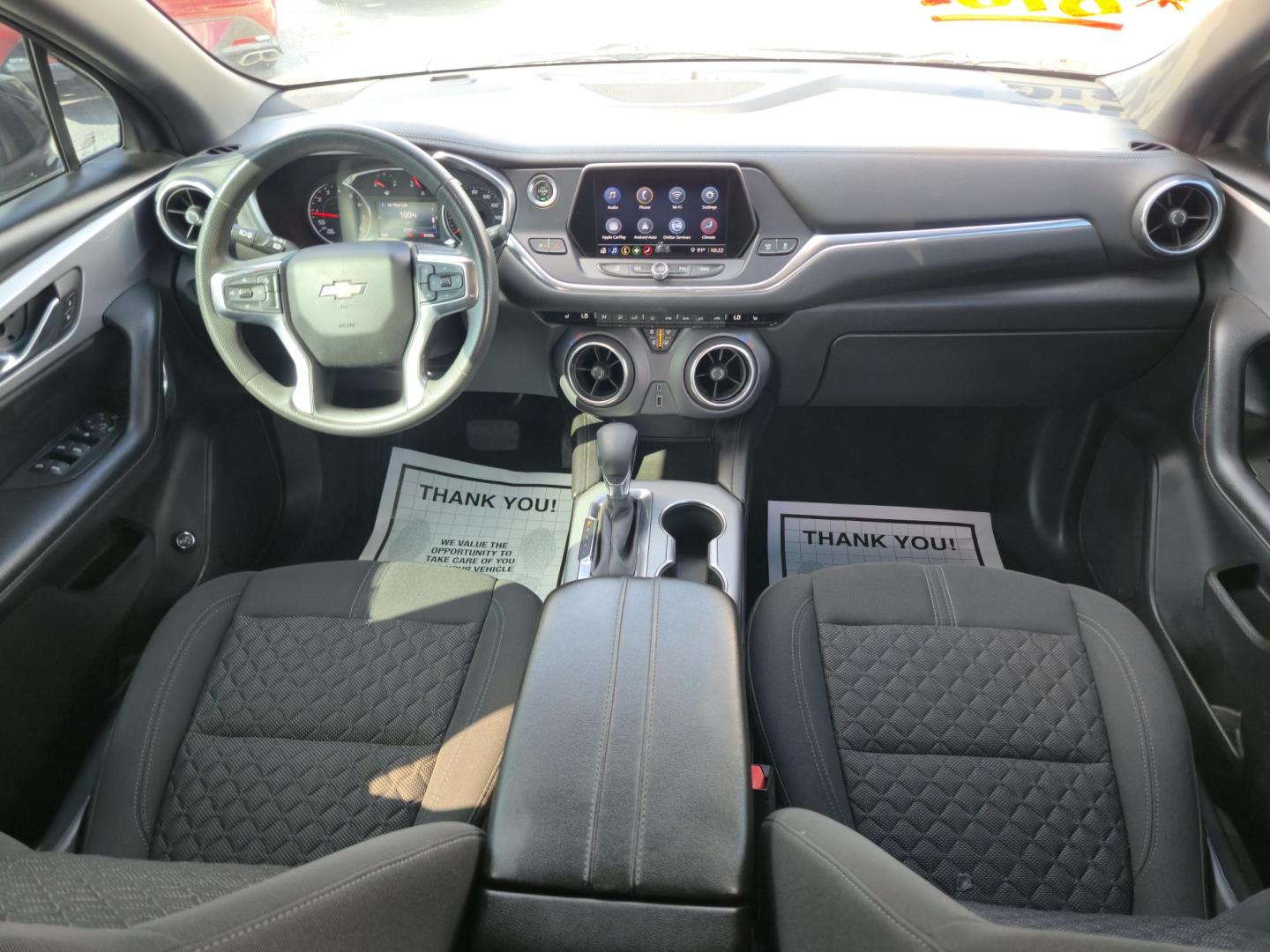 2021 Black /Black Chevrolet Blazer 2LT (3GNKBCR4XMS) with an 2.0L L4 DOHC 16 TURBO engine, 9A transmission, located at 1842 Wirt Road, Houston, TX, 77055, (713) 973-3903, 29.805330, -95.484787 - Photo#16