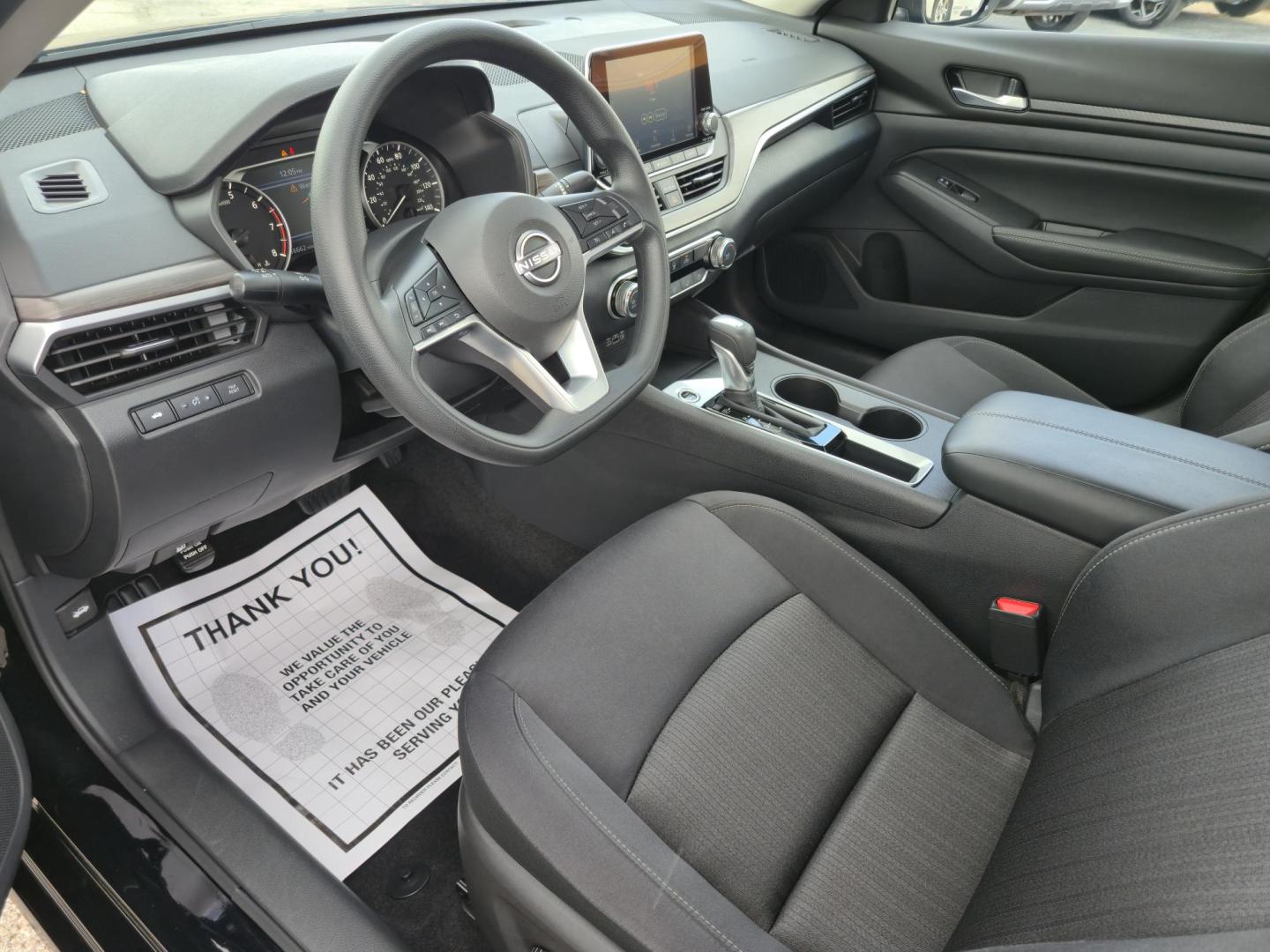 2025 Black /Black Nissan Altima 2.5 SV (1N4BL4DV2SN) with an 2.5L L4 DOHC 16V engine, CVT transmission, located at 1842 Wirt Road, Houston, TX, 77055, (713) 973-3903, 29.805330, -95.484787 - Photo#8