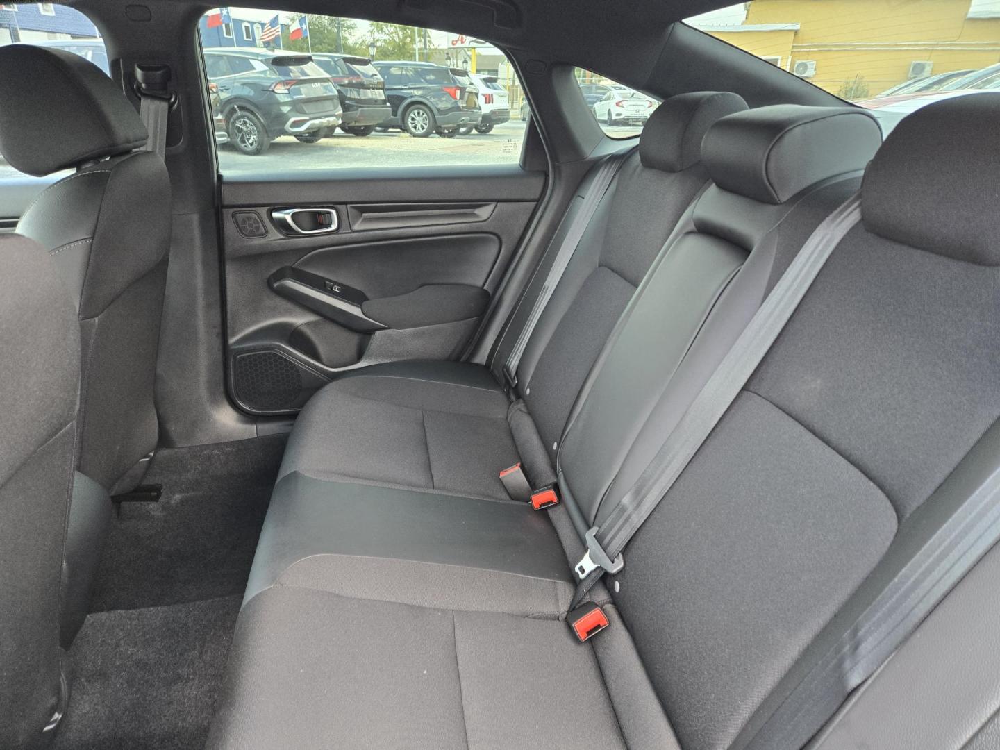2025 Gray /Black Honda Civic Sport (2HGFE2F55SH) with an 2.0L L4 DOHC 16V engine, CVT transmission, located at 1842 Wirt Road, Houston, TX, 77055, (713) 973-3903, 29.805330, -95.484787 - Photo#10