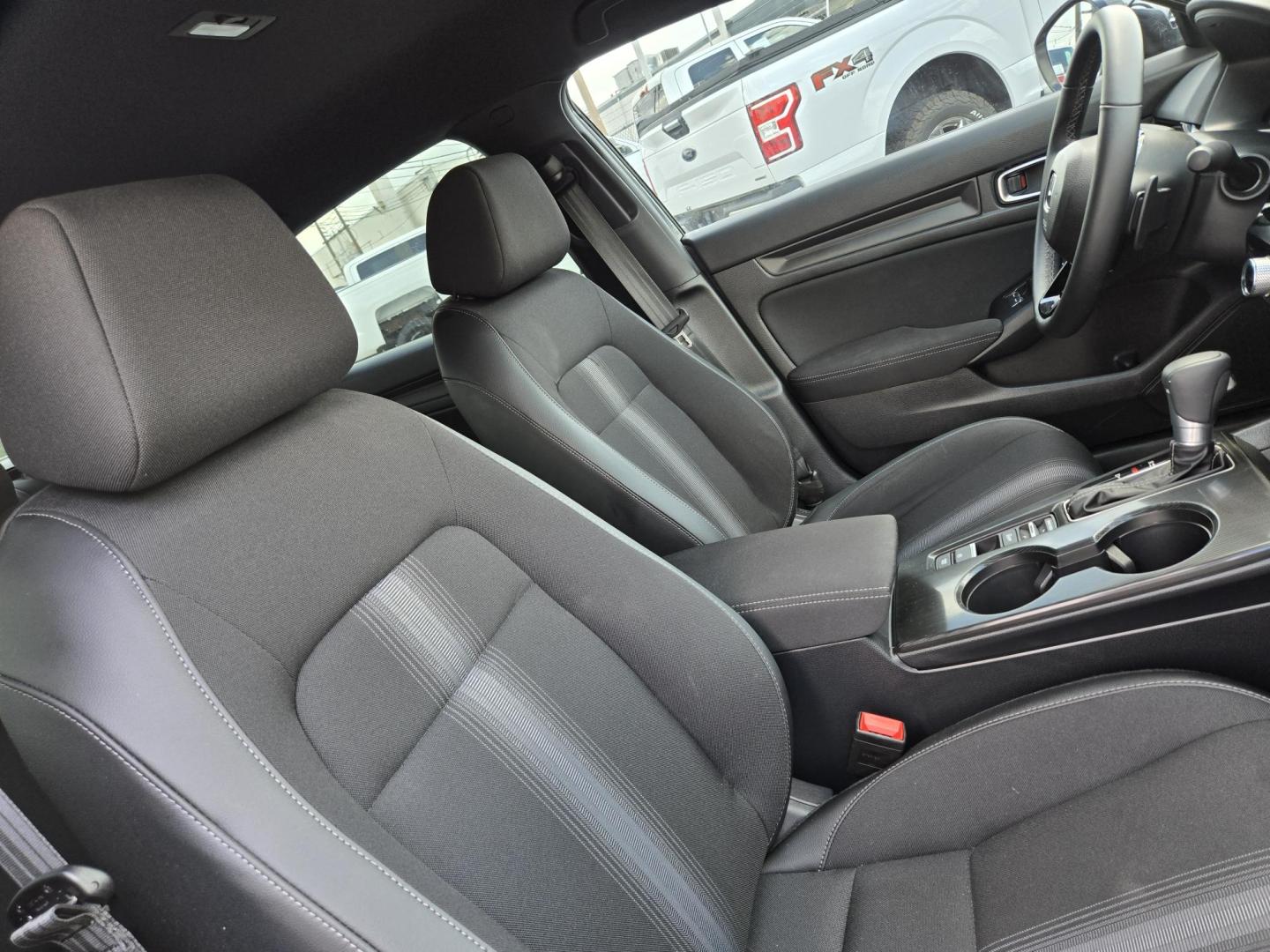 2025 Gray /Black Honda Civic Sport (2HGFE2F55SH) with an 2.0L L4 DOHC 16V engine, CVT transmission, located at 1842 Wirt Road, Houston, TX, 77055, (713) 973-3903, 29.805330, -95.484787 - Photo#12