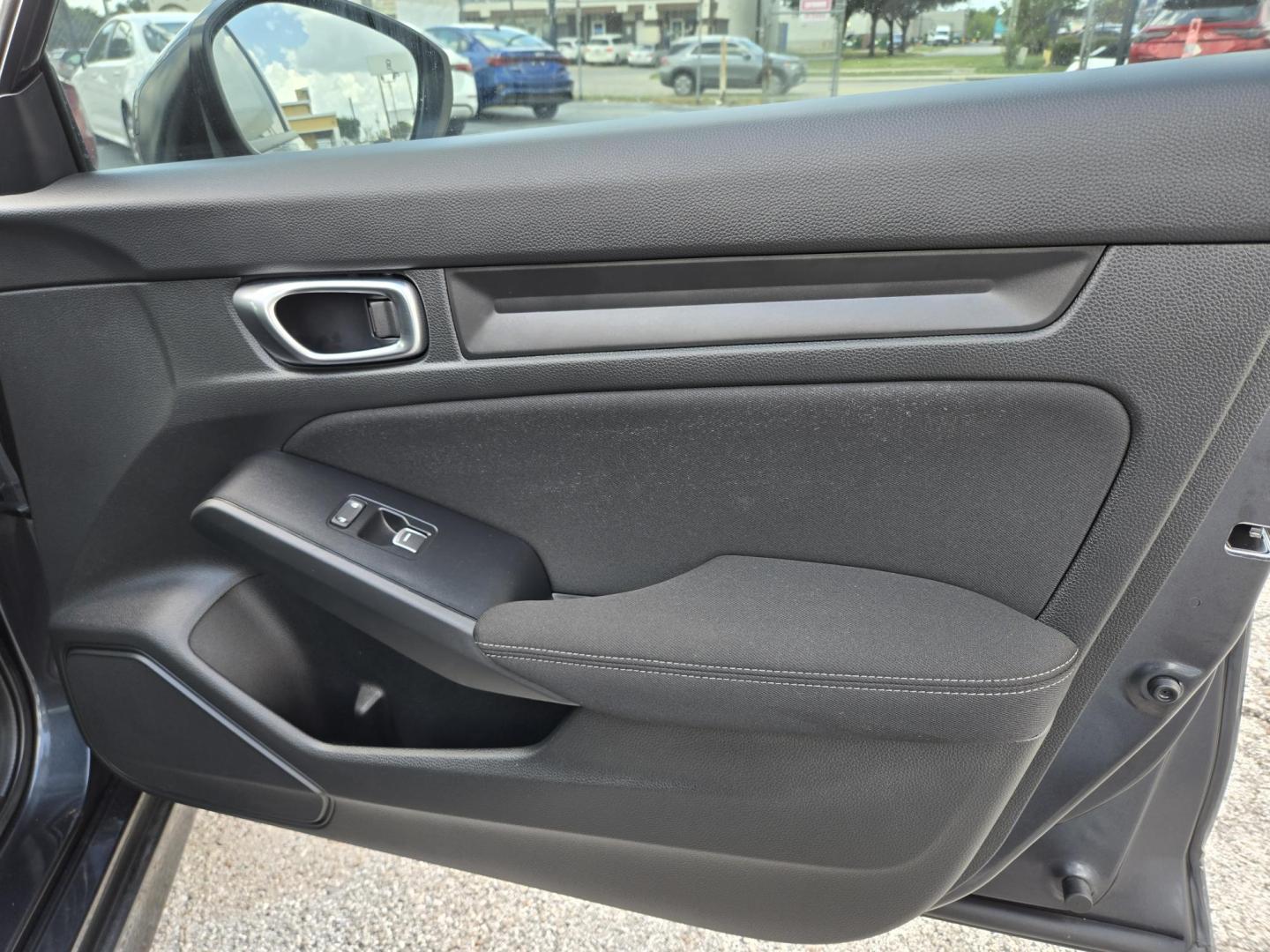 2025 Gray /Black Honda Civic Sport (2HGFE2F55SH) with an 2.0L L4 DOHC 16V engine, CVT transmission, located at 1842 Wirt Road, Houston, TX, 77055, (713) 973-3903, 29.805330, -95.484787 - Photo#13