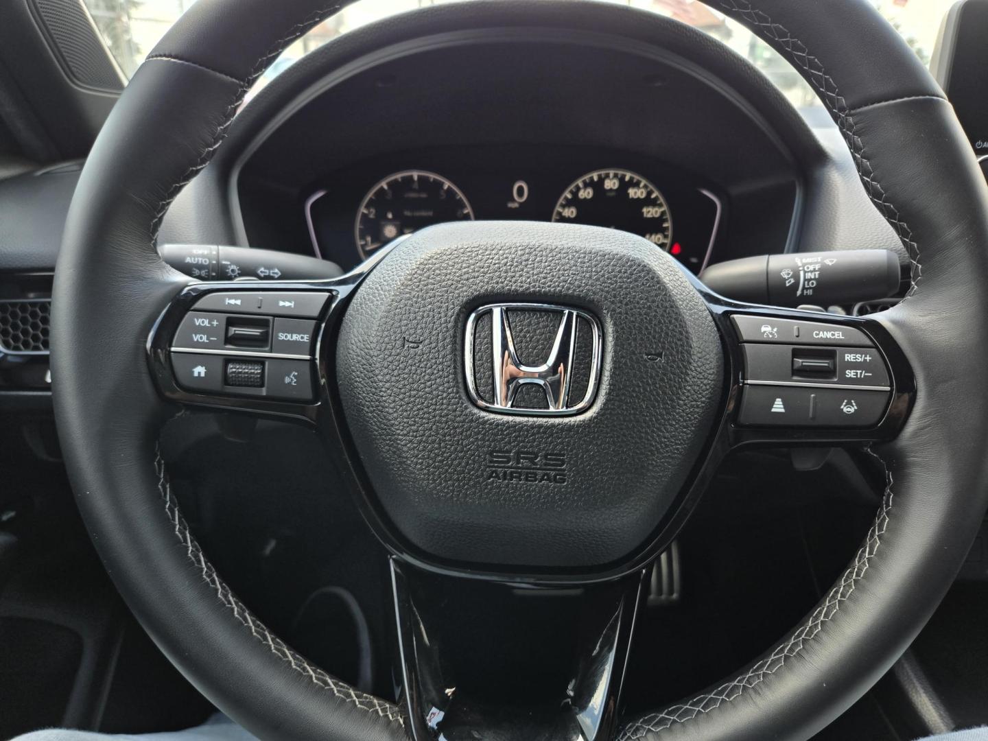 2025 Gray /Black Honda Civic Sport (2HGFE2F55SH) with an 2.0L L4 DOHC 16V engine, CVT transmission, located at 1842 Wirt Road, Houston, TX, 77055, (713) 973-3903, 29.805330, -95.484787 - Photo#17