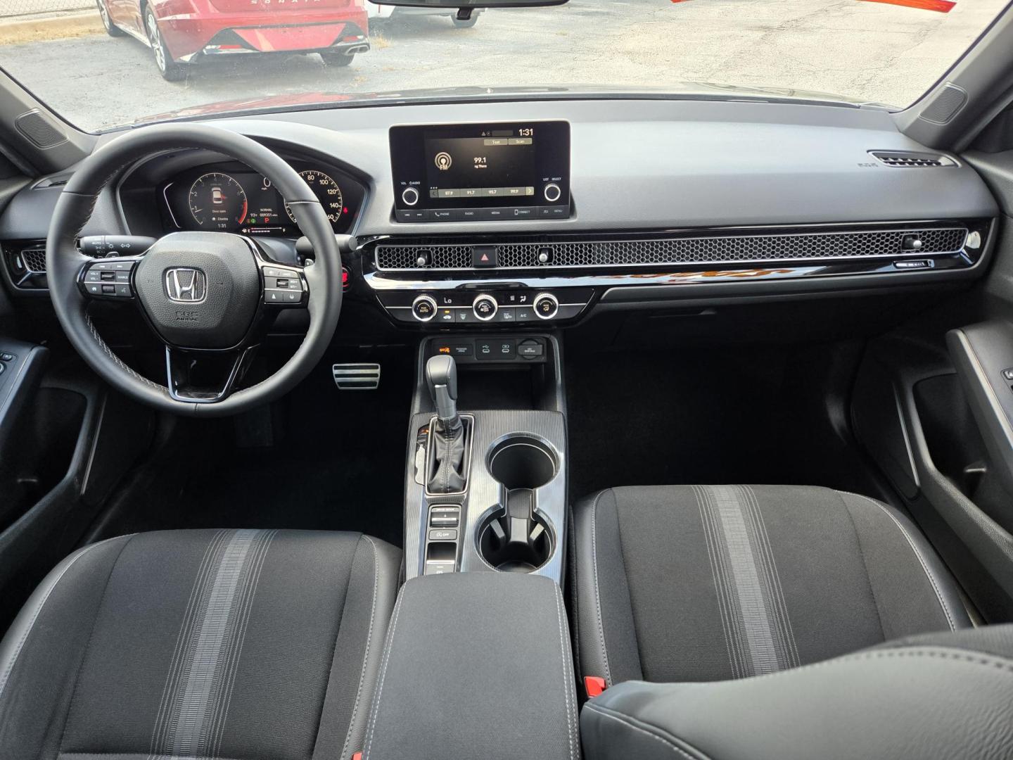 2025 Gray /Black Honda Civic Sport (2HGFE2F55SH) with an 2.0L L4 DOHC 16V engine, CVT transmission, located at 1842 Wirt Road, Houston, TX, 77055, (713) 973-3903, 29.805330, -95.484787 - Photo#16