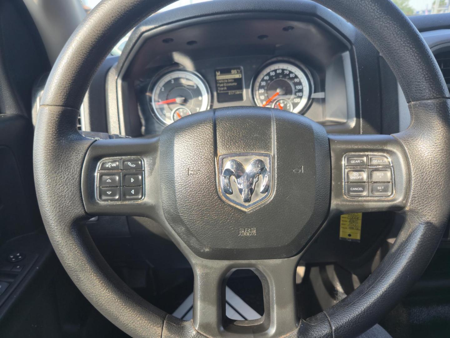 2023 White /Gray RAM 1500 Classic Tradesman Crew Cab SWB 2WD (3C6RR6KG0PG) with an 3.6L V6 DOHC 24V FFV engine, 8A transmission, located at 1842 Wirt Road, Houston, TX, 77055, (713) 973-3903, 29.805330, -95.484787 - Photo#17