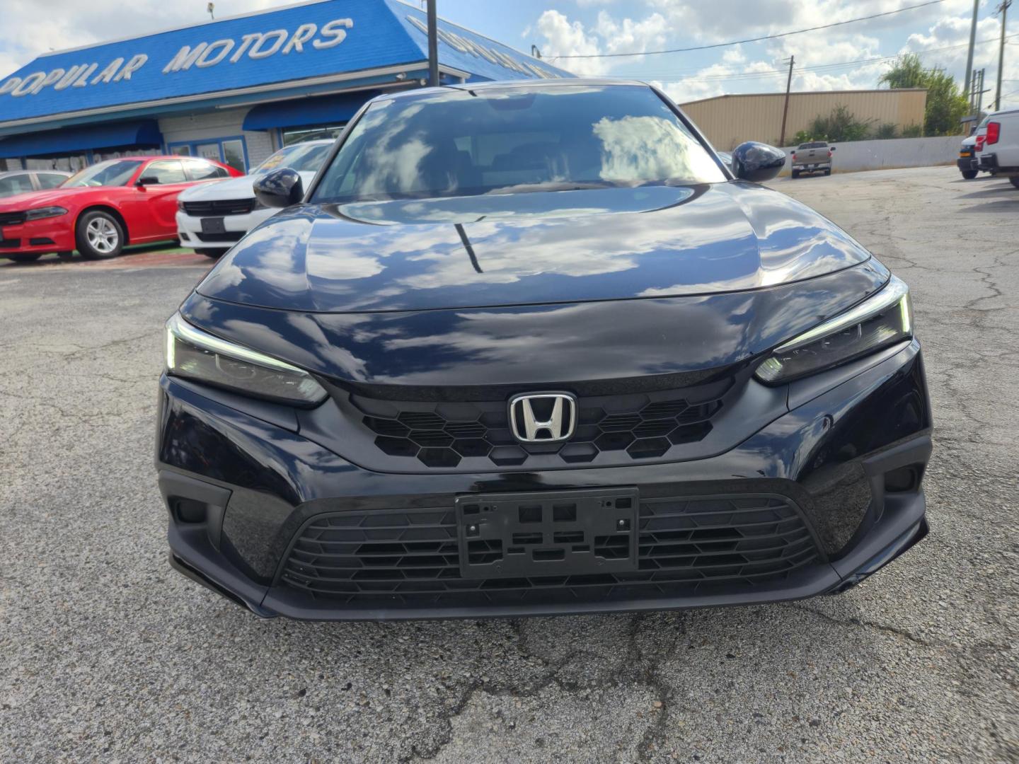 2024 Black /Black Honda Civic Sport Hatchback CVT (19XFL2H81RE) with an 2.0L L4 DOHC 16V TURBO engine, CVT transmission, located at 1842 Wirt Road, Houston, TX, 77055, (713) 973-3903, 29.805330, -95.484787 - Photo#7