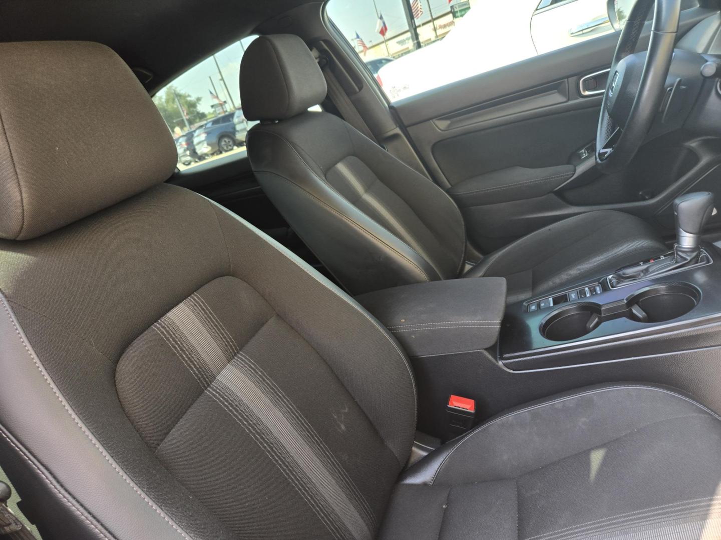 2024 Black /Black Honda Civic Sport Hatchback CVT (19XFL2H81RE) with an 2.0L L4 DOHC 16V TURBO engine, CVT transmission, located at 1842 Wirt Road, Houston, TX, 77055, (713) 973-3903, 29.805330, -95.484787 - Photo#12