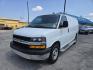 2023 White /Gray Chevrolet Express 2500 Cargo (1GCWGAFP2P1) with an 4.3L V6 engine, 6A transmission, located at 1842 Wirt Road, Houston, TX, 77055, (713) 973-3903, 29.805330, -95.484787 - Photo#0