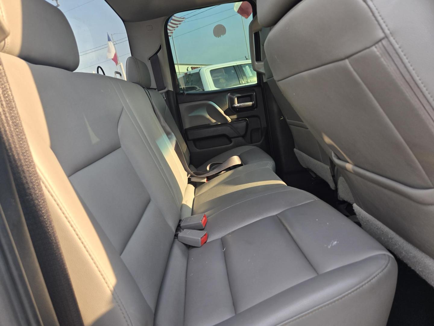2019 Silver /Gray Chevrolet Silverado 1500 Work Truck Double Cab 4WD (2GCVKNECXK1) with an 5.3L V8 OHV 16V engine, 6A transmission, located at 1842 Wirt Road, Houston, TX, 77055, (713) 973-3903, 29.805330, -95.484787 - Photo#14