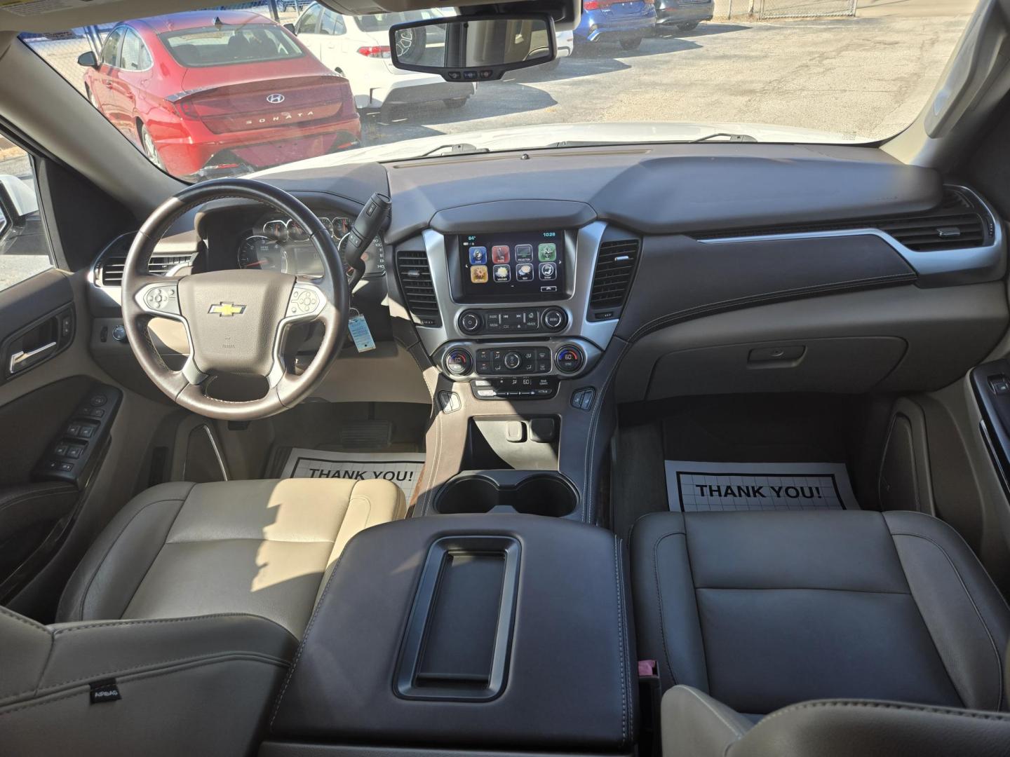 2019 White /Tan Chevrolet Tahoe LT 2WD (1GNSCBKC5KR) with an 5.3L V8 OHV 16V engine, 6A transmission, located at 1842 Wirt Road, Houston, TX, 77055, (713) 973-3903, 29.805330, -95.484787 - Photo#18
