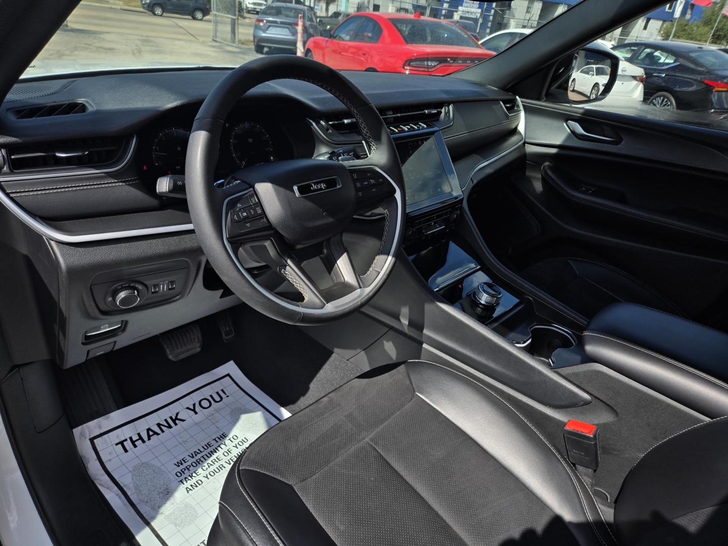 2024 White /Black Jeep Grand Cherokee L Laredo 4WD (1C4RJKAG2R8) with an 3.6L V6 DOHC 24V engine, 8A transmission, located at 1842 Wirt Road, Houston, TX, 77055, (713) 973-3903, 29.805330, -95.484787 - Photo#8