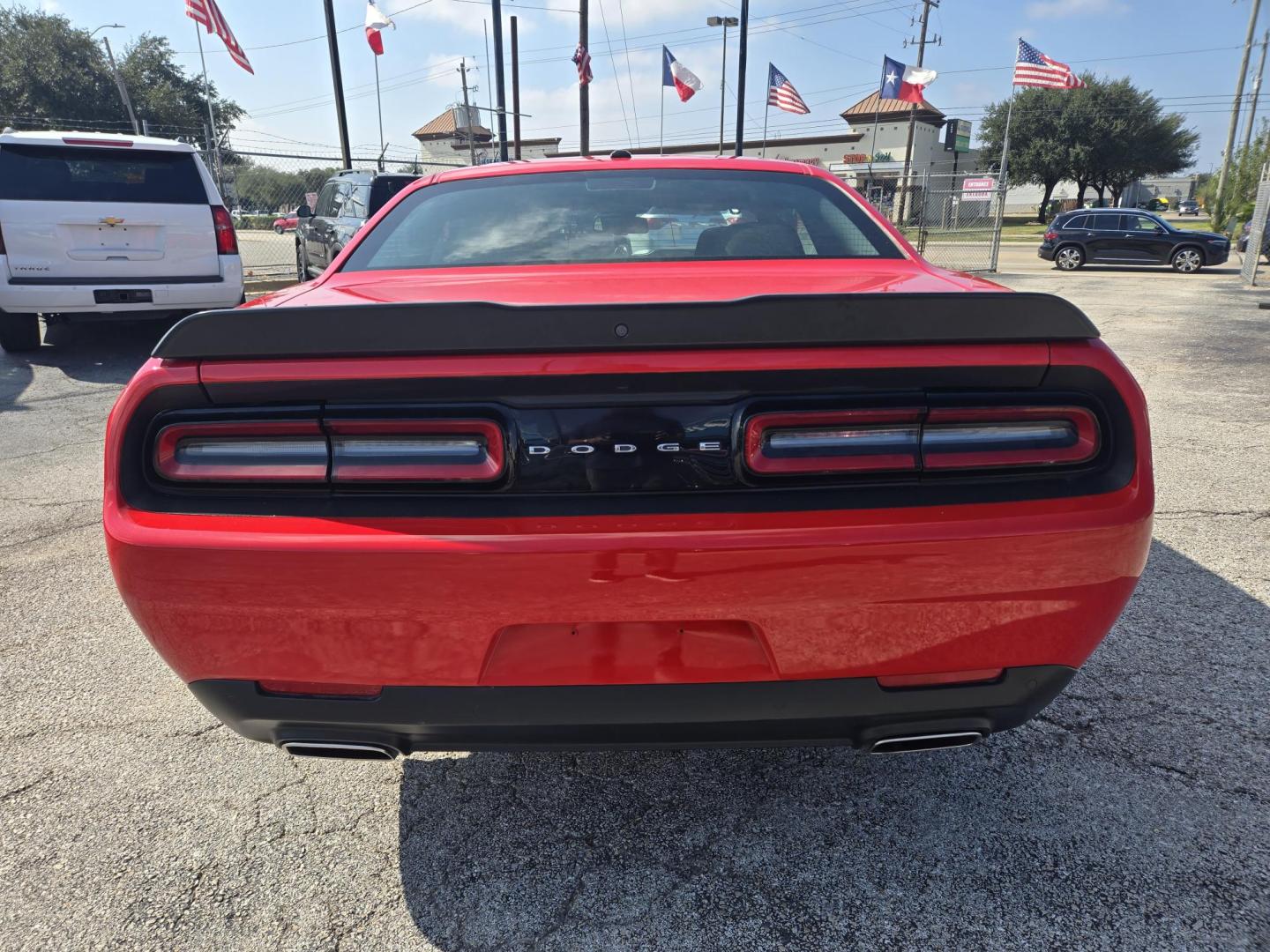 2023 Red /Black Dodge Challenger GT (2C3CDZJG3PH) with an 3.6L V6 DOHC 24V engine, 8A transmission, located at 1842 Wirt Road, Houston, TX, 77055, (713) 973-3903, 29.805330, -95.484787 - Photo#3