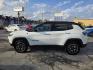 2026 White /Black Jeep Compass Trailhawk (3C4NJDDN7TT) with an 2.0L L4 DOHC 16V TURBO engine, 9A transmission, located at 1842 Wirt Road, Houston, TX, 77055, (713) 973-3903, 29.805330, -95.484787 - Photo#1