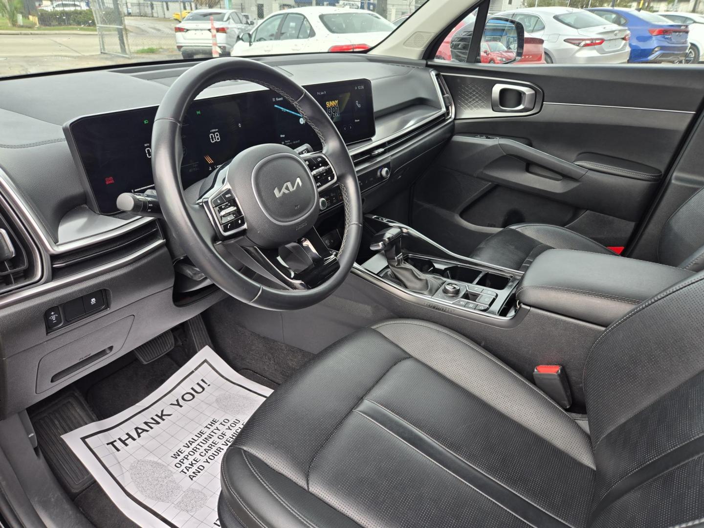 2024 Black /Black Kia Sorento S AWD (5XYRLDJC7RG) with an 2.5L L4 DOHC 16V engine, 6A transmission, located at 1842 Wirt Road, Houston, TX, 77055, (713) 973-3903, 29.805330, -95.484787 - Photo#8