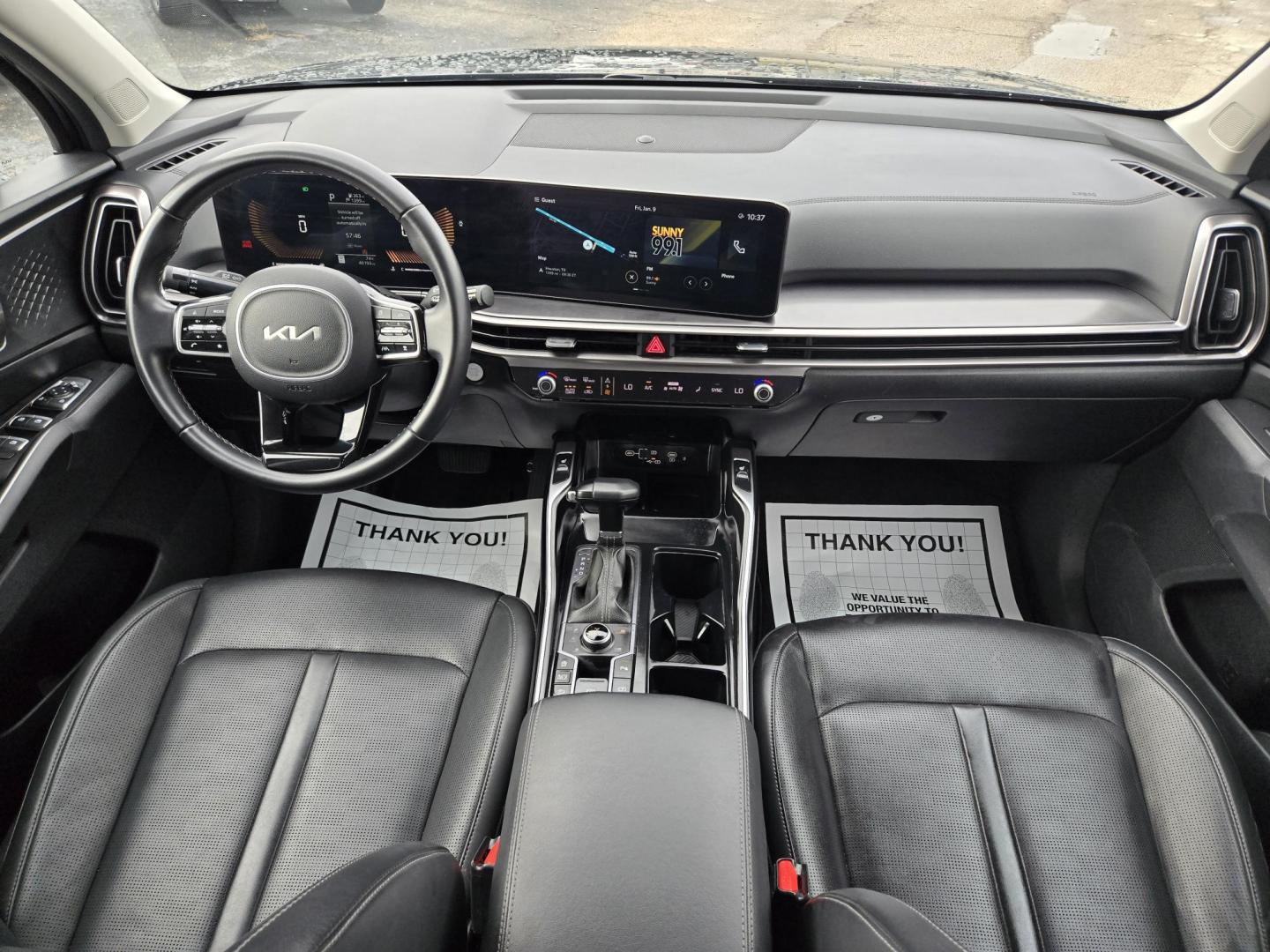 2024 Black /Black Kia Sorento S AWD (5XYRLDJC7RG) with an 2.5L L4 DOHC 16V engine, 6A transmission, located at 1842 Wirt Road, Houston, TX, 77055, (713) 973-3903, 29.805330, -95.484787 - Photo#17