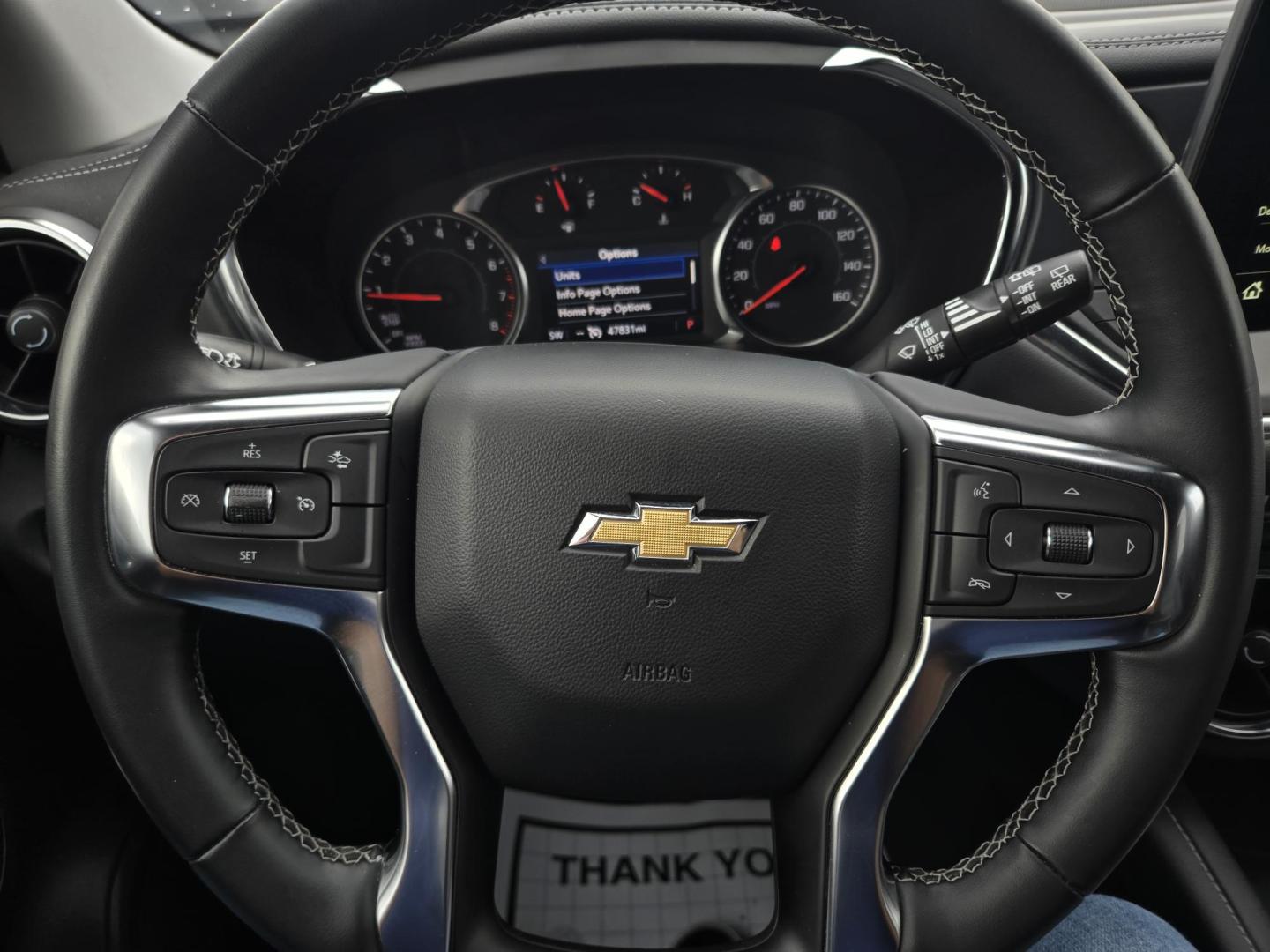 2024 Red /Black Chevrolet Blazer 3LT AWD (3GNKBJR49RS) with an 2.0L L4 DOHC 16 TURBO engine, 9A transmission, located at 1842 Wirt Road, Houston, TX, 77055, (713) 973-3903, 29.805330, -95.484787 - Photo#17