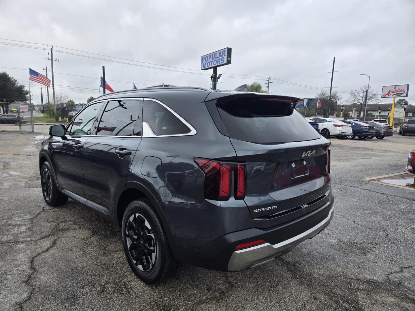2024 Gray /Black Kia Sorento S AWD (5XYRLDJC0RG) with an 2.5L L4 DOHC 16V engine, 6A transmission, located at 1842 Wirt Road, Houston, TX, 77055, (713) 973-3903, 29.805330, -95.484787 - Photo#2