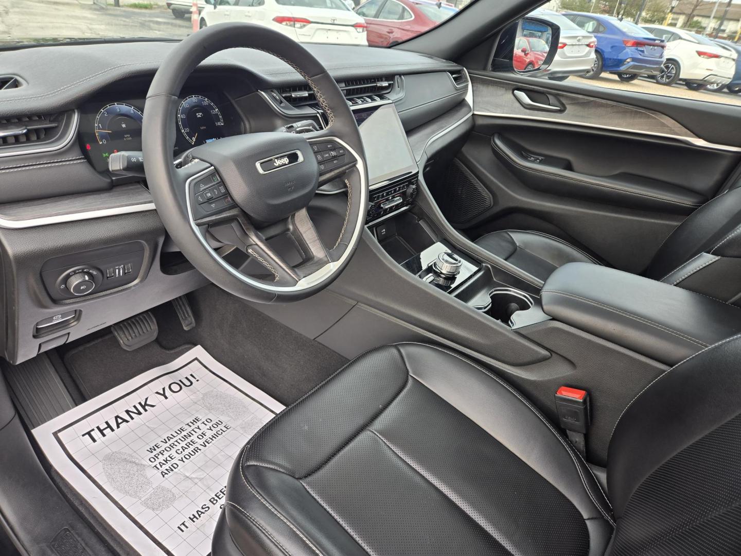 2024 Black /Black Jeep Grand Cherokee L Limited 4WD (1C4RJKBG9R8) with an 3.6L V6 DOHC 24V engine, 8A transmission, located at 1842 Wirt Road, Houston, TX, 77055, (713) 973-3903, 29.805330, -95.484787 - Photo#8