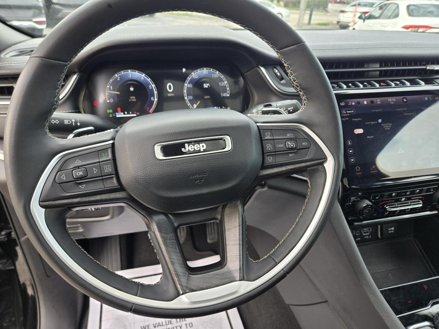 2024 Black /Black Jeep Grand Cherokee L Limited 4WD (1C4RJKBG9R8) with an 3.6L V6 DOHC 24V engine, 8A transmission, located at 1842 Wirt Road, Houston, TX, 77055, (713) 973-3903, 29.805330, -95.484787 - Photo#21