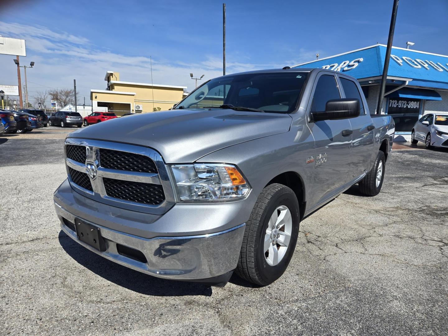 2020 Gray /GRAY RAM 1500 Classic Tradesman Crew Cab SWB 2WD (3C6RR6KT4LG) with an 5.7L V8 OHV 16V engine, 8A transmission, located at 1842 Wirt Road, Houston, TX, 77055, (713) 973-3903, 29.805330, -95.484787 - Photo#0