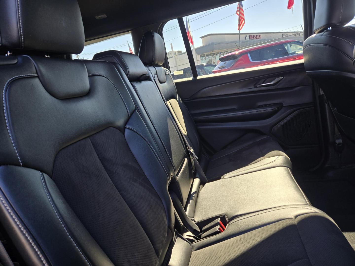 2024 Black /Black Jeep Grand Cherokee L Laredo 4WD (1C4RJKAG6R8) with an 3.6L V6 DOHC 24V engine, 8A transmission, located at 1842 Wirt Road, Houston, TX, 77055, (713) 973-3903, 29.805330, -95.484787 - Photo#7