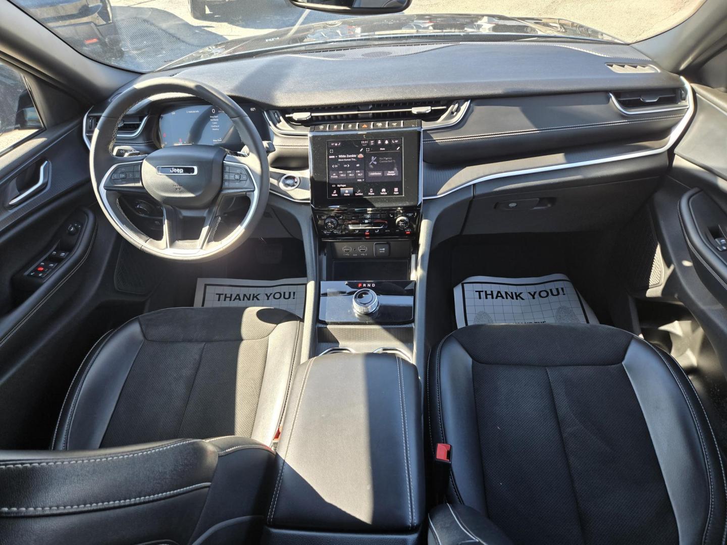 2024 Black /Black Jeep Grand Cherokee L Laredo 4WD (1C4RJKAG6R8) with an 3.6L V6 DOHC 24V engine, 8A transmission, located at 1842 Wirt Road, Houston, TX, 77055, (713) 973-3903, 29.805330, -95.484787 - Photo#11