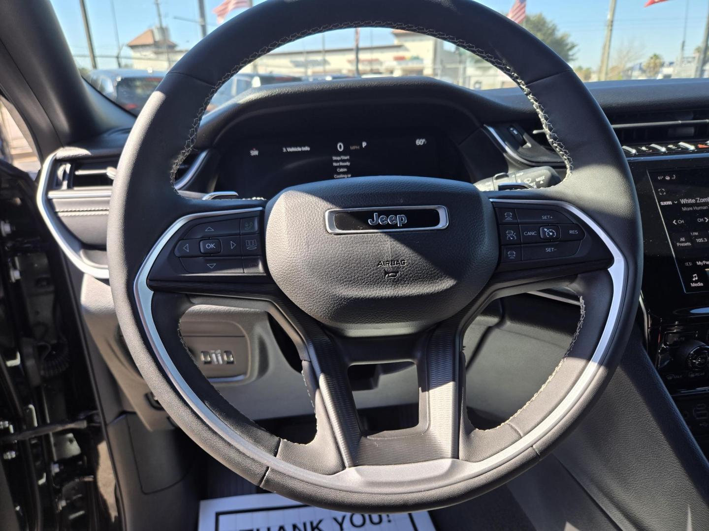 2024 Black /Black Jeep Grand Cherokee L Laredo 4WD (1C4RJKAG6R8) with an 3.6L V6 DOHC 24V engine, 8A transmission, located at 1842 Wirt Road, Houston, TX, 77055, (713) 973-3903, 29.805330, -95.484787 - Photo#12