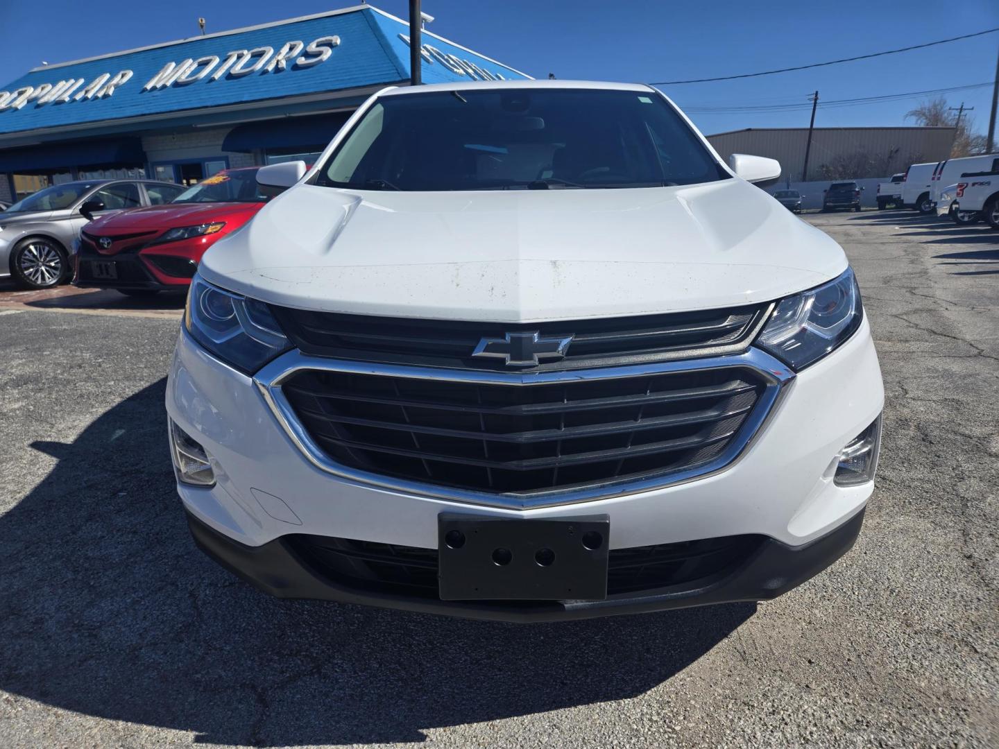 2021 White /GRAY Chevrolet Equinox LT 2WD (3GNAXKEV4MS) with an 1.5L L4 DOHC 16V TURBO engine, 6A transmission, located at 1842 Wirt Road, Houston, TX, 77055, (713) 973-3903, 29.805330, -95.484787 - Photo#7