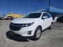 2021 White /GRAY Chevrolet Equinox LT 2WD (3GNAXKEV4MS) with an 1.5L L4 DOHC 16V TURBO engine, 6A transmission, located at 1842 Wirt Road, Houston, TX, 77055, (713) 973-3903, 29.805330, -95.484787 - Photo#0