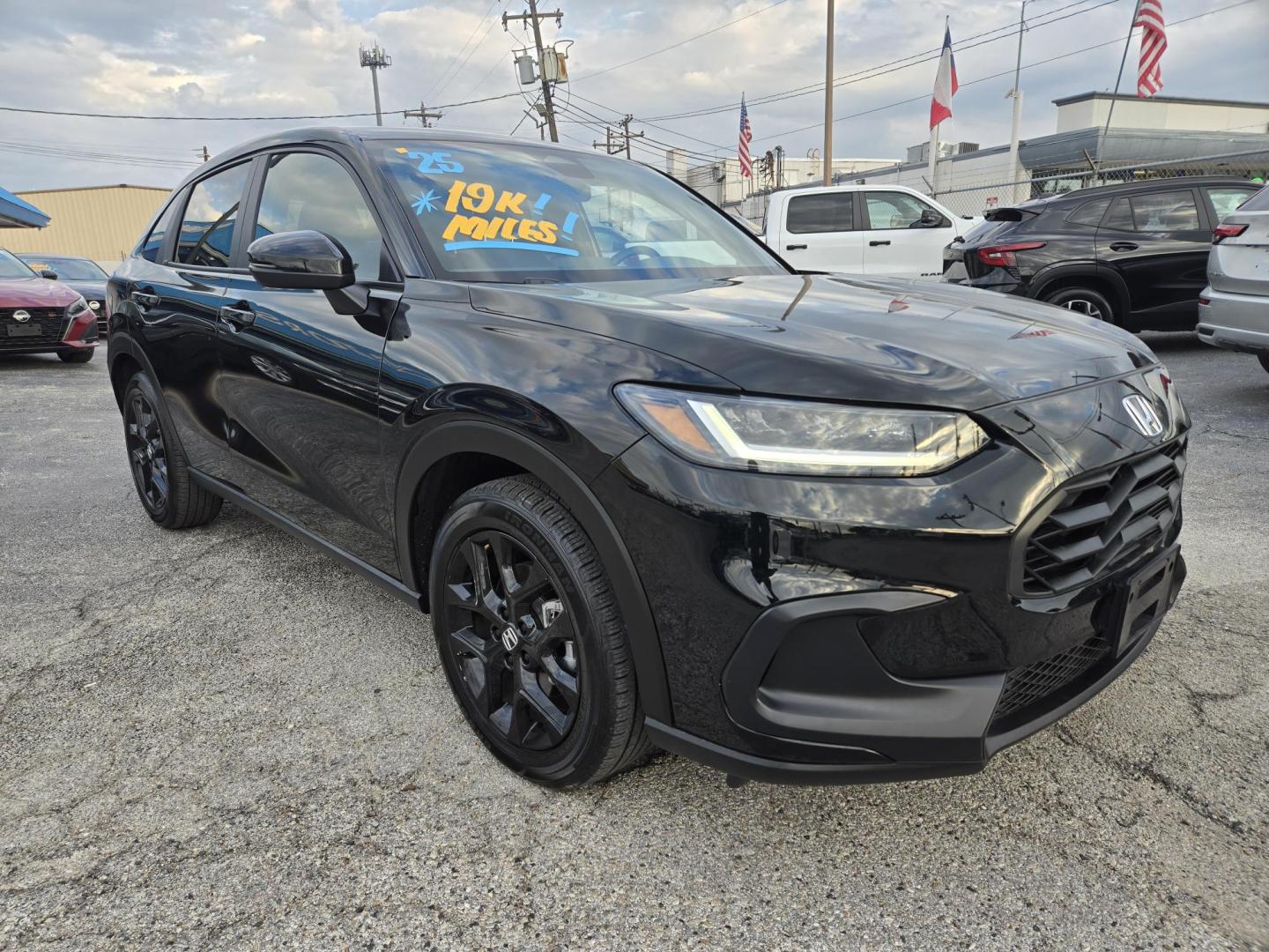 2025 Black /Black Honda HR-V Sport AWD (3CZRZ2H54SM) with an 1.8L L4 DOHC 16V engine, CVT transmission, located at 1842 Wirt Road, Houston, TX, 77055, (713) 973-3903, 29.805330, -95.484787 - Photo#6