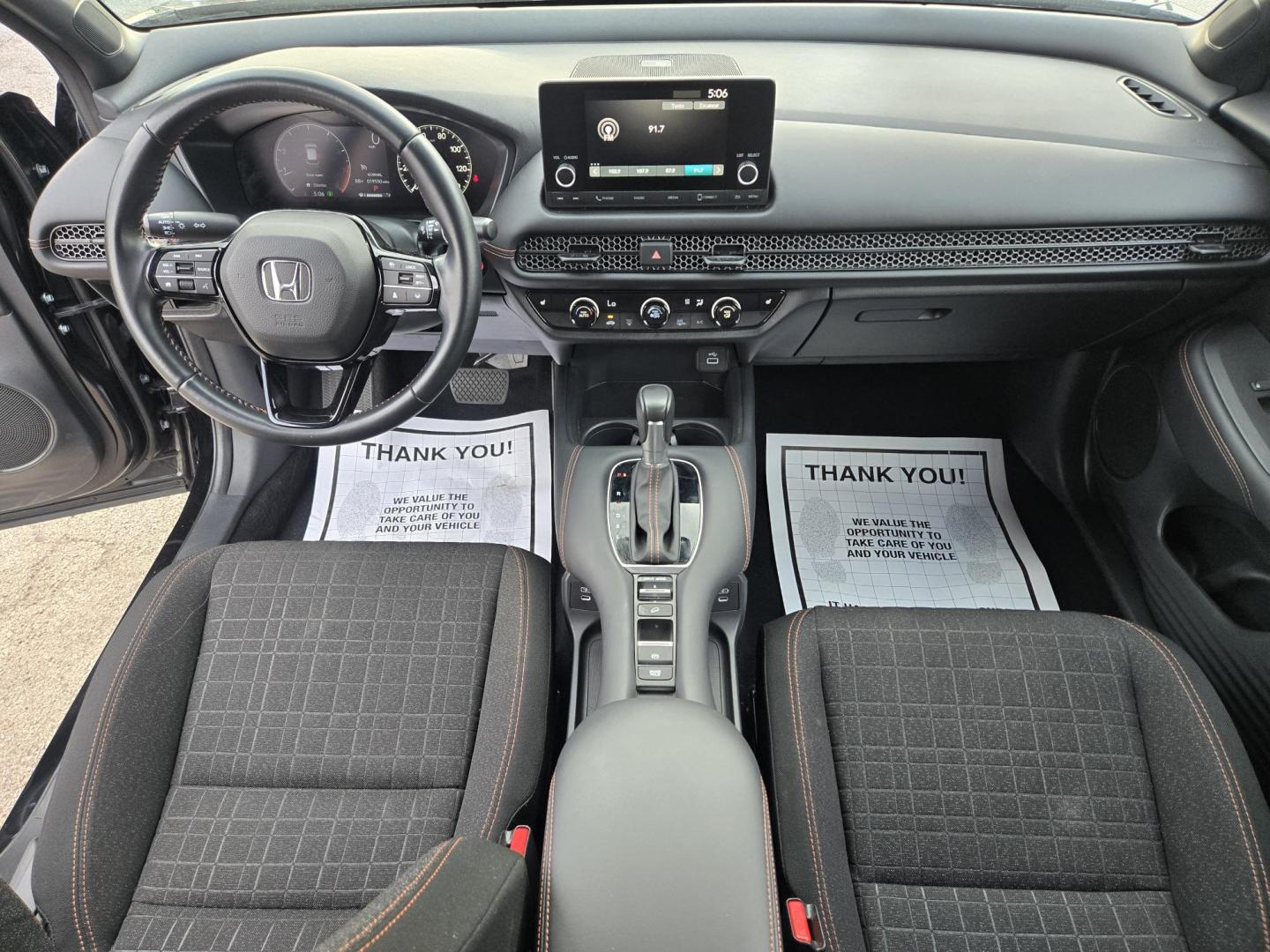 2025 Black /Black Honda HR-V Sport AWD (3CZRZ2H54SM) with an 1.8L L4 DOHC 16V engine, CVT transmission, located at 1842 Wirt Road, Houston, TX, 77055, (713) 973-3903, 29.805330, -95.484787 - Photo#16