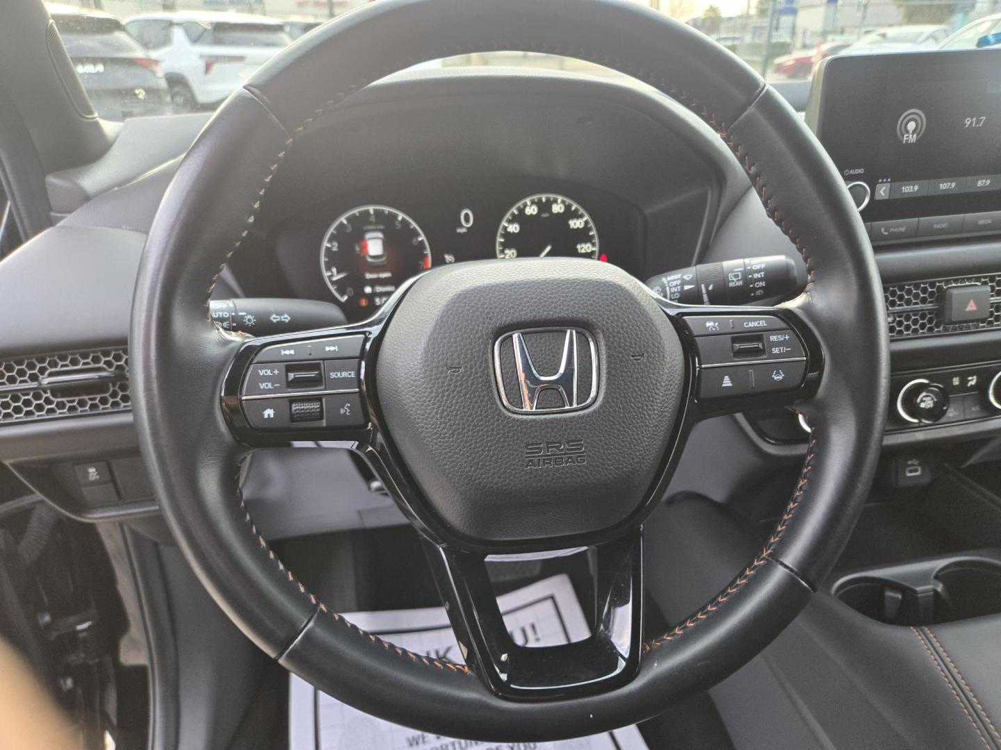 2025 Black /Black Honda HR-V Sport AWD (3CZRZ2H54SM) with an 1.8L L4 DOHC 16V engine, CVT transmission, located at 1842 Wirt Road, Houston, TX, 77055, (713) 973-3903, 29.805330, -95.484787 - Photo#18