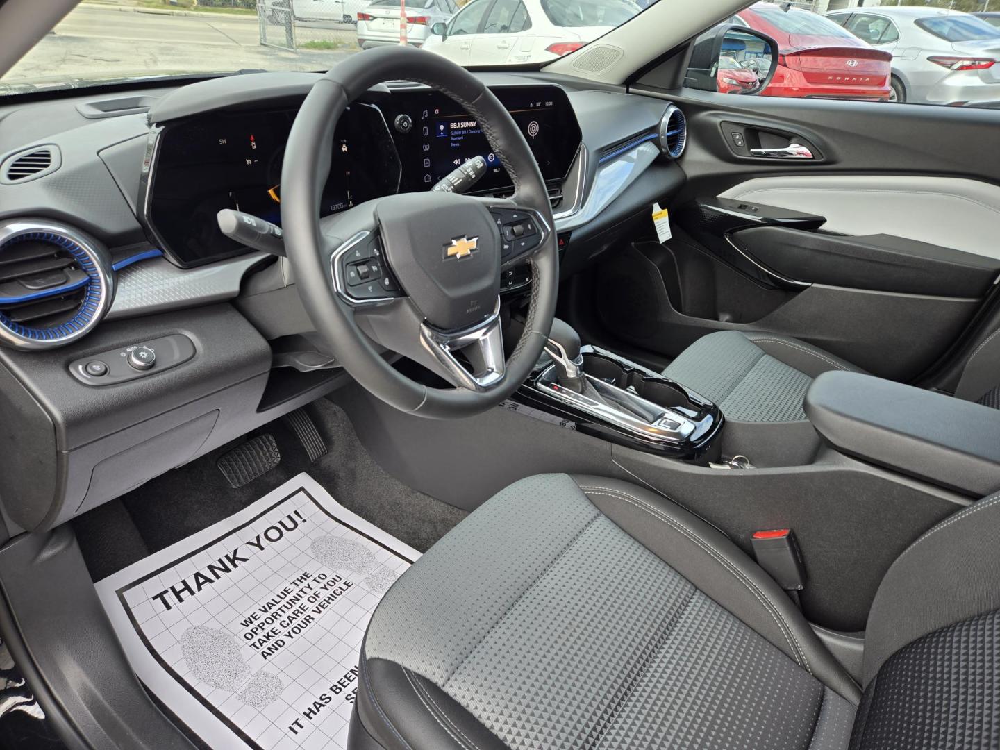 2025 Black /Black Chevrolet Trax LT (KL77LHEP5SC) with an 1.2L L3 TURBO engine, 6A transmission, located at 1842 Wirt Road, Houston, TX, 77055, (713) 973-3903, 29.805330, -95.484787 - Photo#8