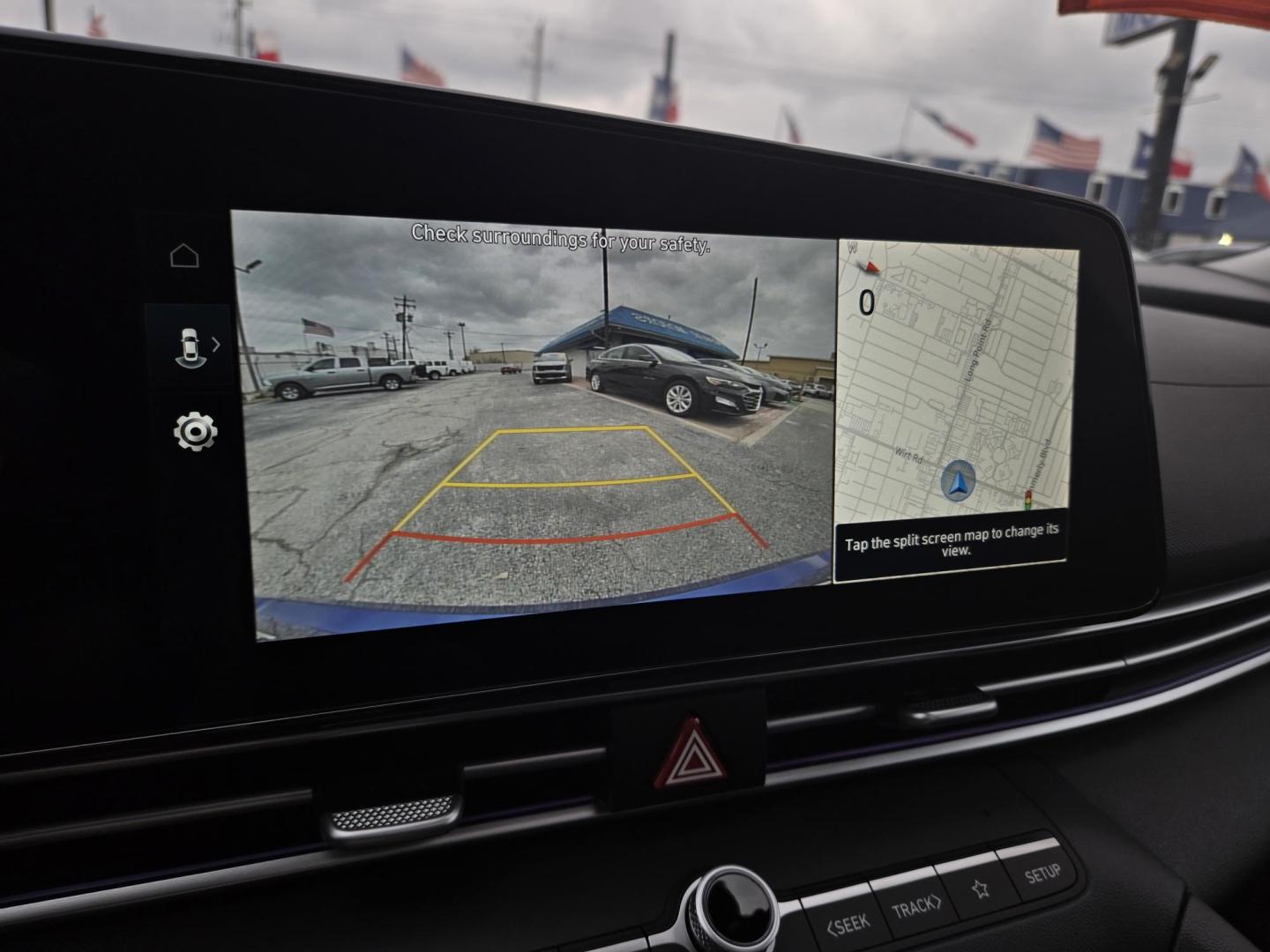 2025 BLUE /Black Hyundai Elantra SEL Convenience (KMHLS4DG1SU) with an 2.0L L4 DOHC 16V engine, 6A transmission, located at 1842 Wirt Road, Houston, TX, 77055, (713) 973-3903, 29.805330, -95.484787 - Photo#22