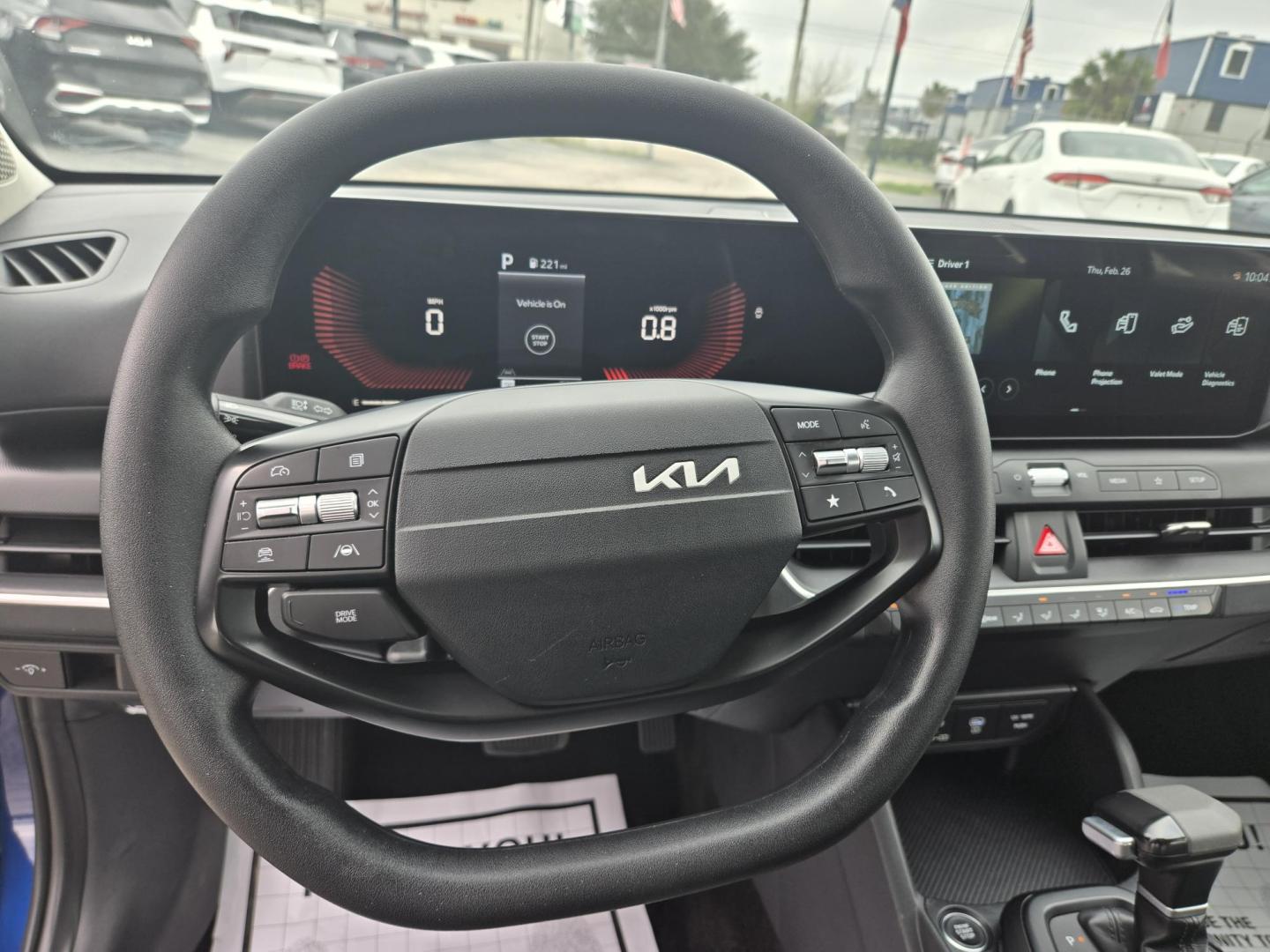 2025 BLUE /Black Kia K4 LX (3KPFT4DE0SE) with an 2.0L L4 DOHC 16V engine, CVT transmission, located at 1842 Wirt Road, Houston, TX, 77055, (713) 973-3903, 29.805330, -95.484787 - Photo#17