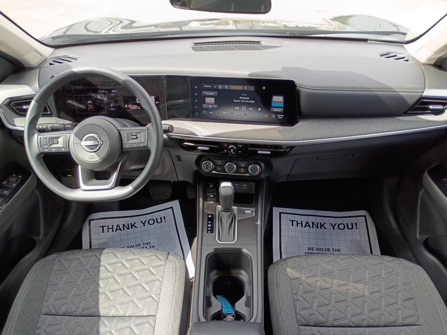 2025 Black /Black Nissan Kicks SV 4WD (3N8AP6CB7SL) with an 1.6L L4 engine, CVT transmission, located at 1842 Wirt Road, Houston, TX, 77055, (713) 973-3903, 29.805330, -95.484787 - Photo#16