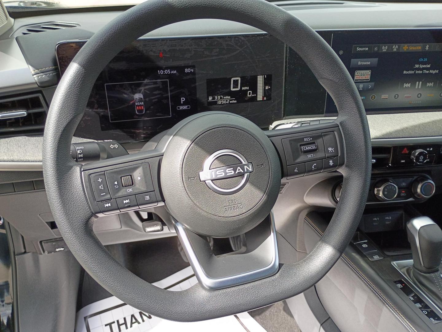 2025 Black /Black Nissan Kicks SV 4WD (3N8AP6CB7SL) with an 1.6L L4 engine, CVT transmission, located at 1842 Wirt Road, Houston, TX, 77055, (713) 973-3903, 29.805330, -95.484787 - Photo#18