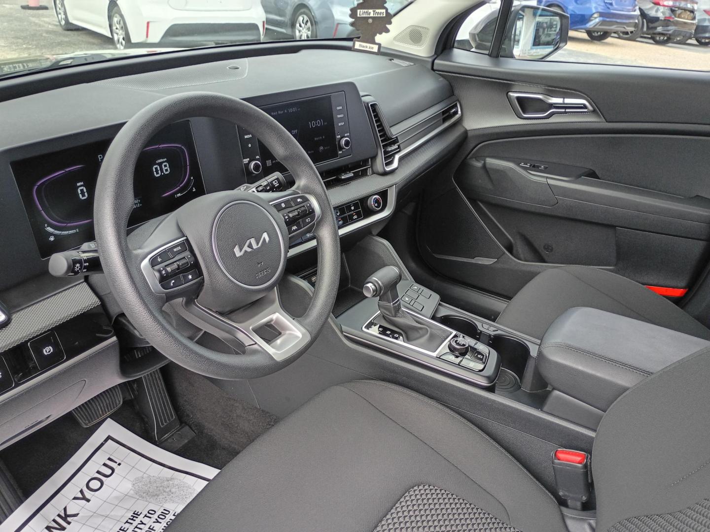 2025 Black /Black Kia Sportage LX AWD (KNDPUCDF3S7) with an 2.5L V6 DOHC 24V engine, 8A transmission, located at 1842 Wirt Road, Houston, TX, 77055, (713) 973-3903, 29.805330, -95.484787 - Photo#8