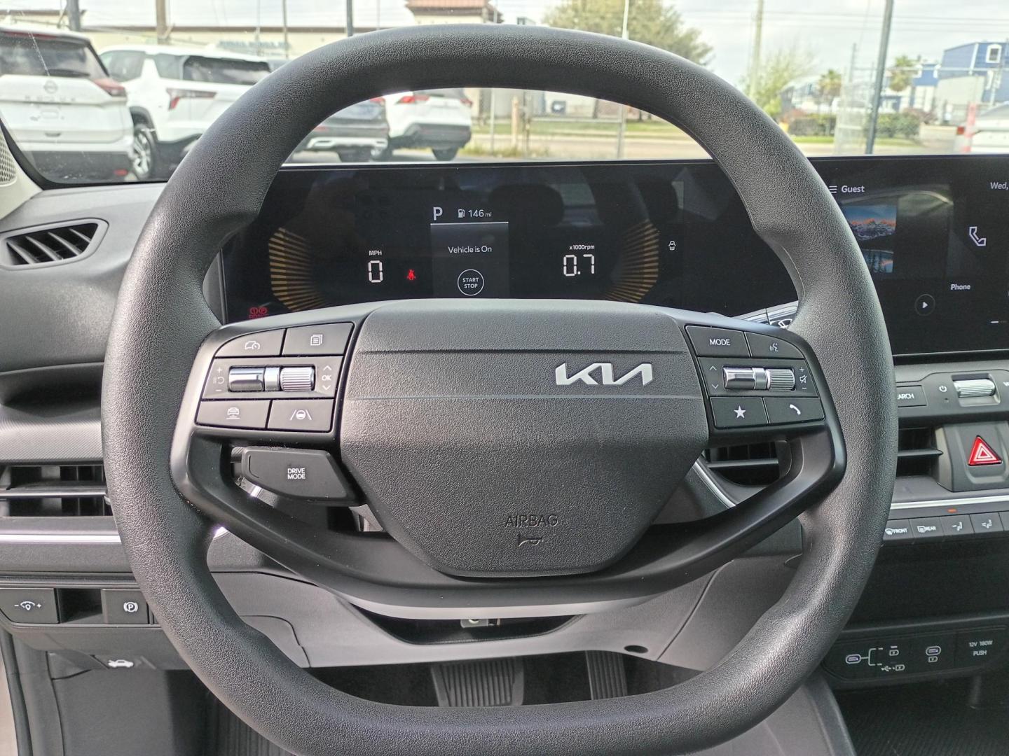 2025 Gray /Black Kia K4 LX (3KPFT4DE1SE) with an 2.0L L4 DOHC 16V engine, CVT transmission, located at 1842 Wirt Road, Houston, TX, 77055, (713) 973-3903, 29.805330, -95.484787 - Photo#17
